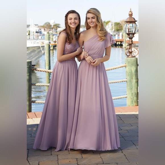 Mori Lee 2155 One-Shoulder Bridesmaid Dress - Picture 12 of 12